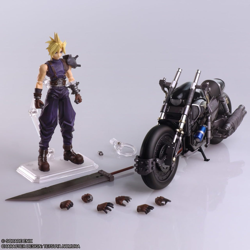 Square Enix Final Fantasy VII Bring Arts – Cloud Strife & Hardy Daytona Figure Set - Flex Gamingproduct_type