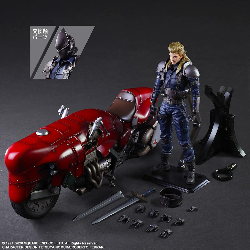 Square Enix Final Fantasy VII Remake – Roche & Moto Play Arts Kai Figure & Vehicle - Flex Gamingproduct_type
