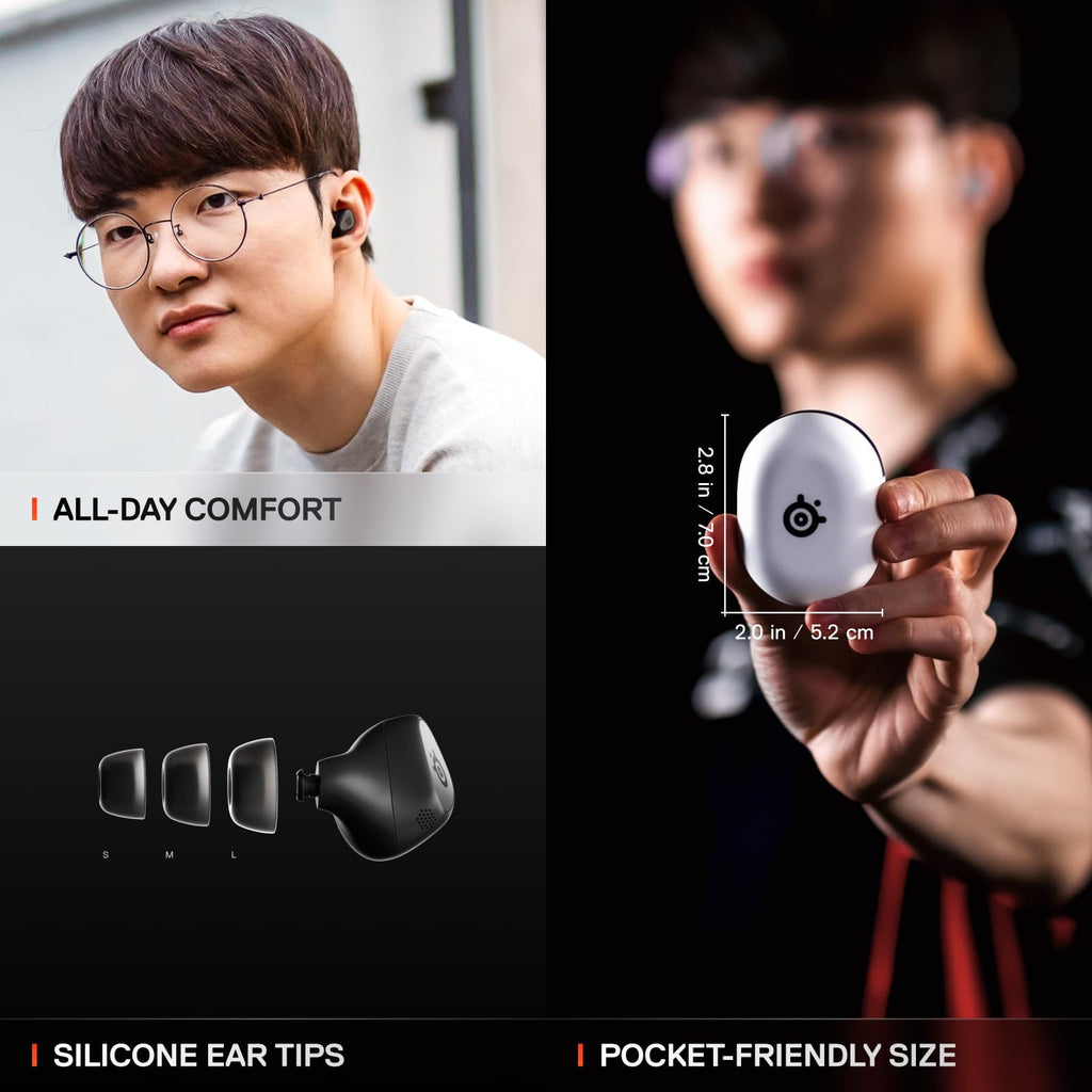 SteelSeries Arctis GameBuds Wireless Gaming Earbuds – 2 Platforms & 2 Colors - Flex Gamingproduct_type