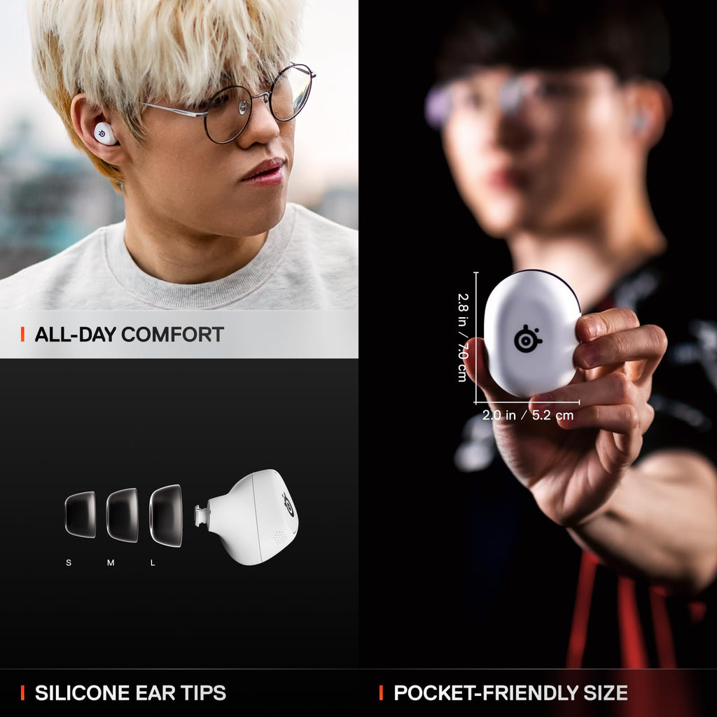 SteelSeries Arctis GameBuds Wireless Gaming Earbuds – 2 Platforms & 2 Colors - Flex Gamingproduct_type