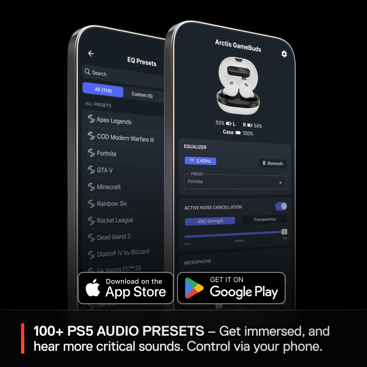 SteelSeries Arctis GameBuds Wireless Gaming Earbuds – 2 Platforms & 2 Colors - Flex Gamingproduct_type