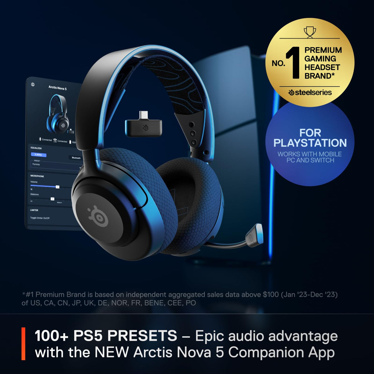SteelSeries Arctis Nova 5 Wireless Gaming Headset – 3 Styles & 2 Colors - Flex Gamingproduct_type