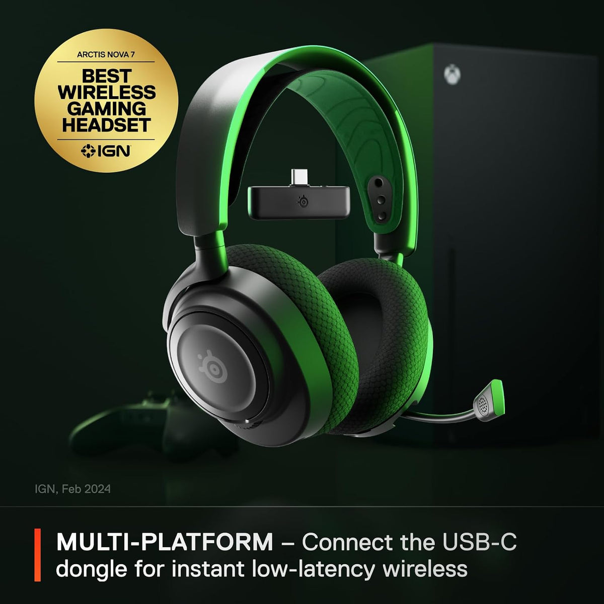 SteelSeries Arctis Nova 7X Wireless Gaming Headset – Black - Flex Gamingproduct_type