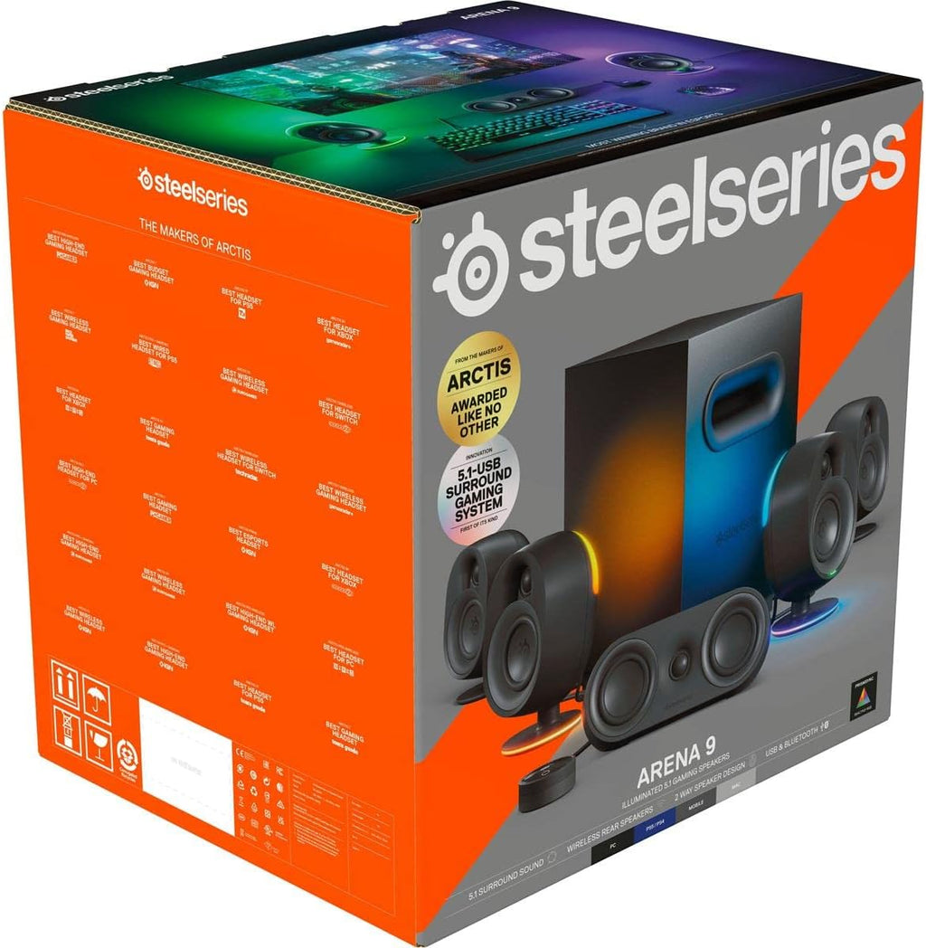 SteelSeries Arena Desktop Gaming Speaker System – Arena 3, 7 & 9 - Flex Gamingproduct_type