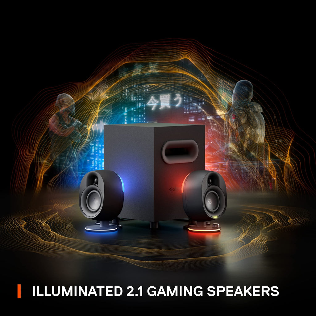 SteelSeries Arena Desktop Gaming Speaker System – Arena 3, 7 & 9 - Flex Gamingproduct_type