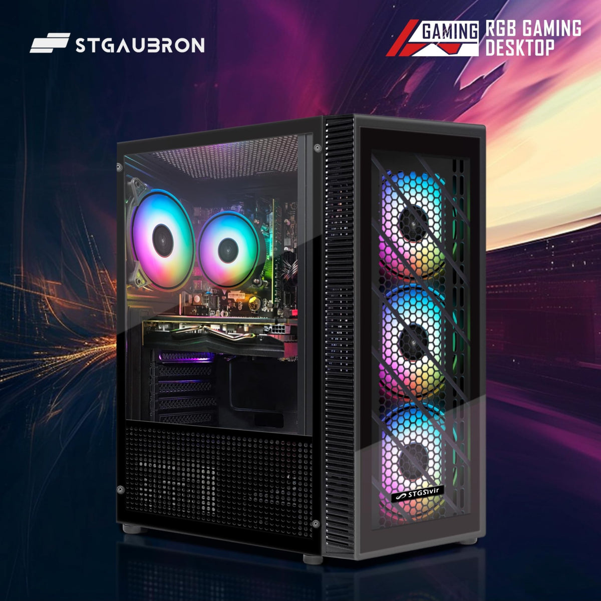 STGAubron Gaming PC Desktop – Intel Core i7 & GTX 1660 Super 6GB - Flex Gamingproduct_type