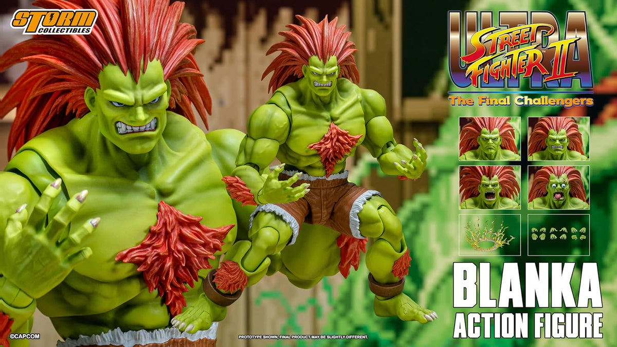Storm Collectibles Ultra Street Fighter II – Blanka Action Figure - Flex Gamingproduct_type