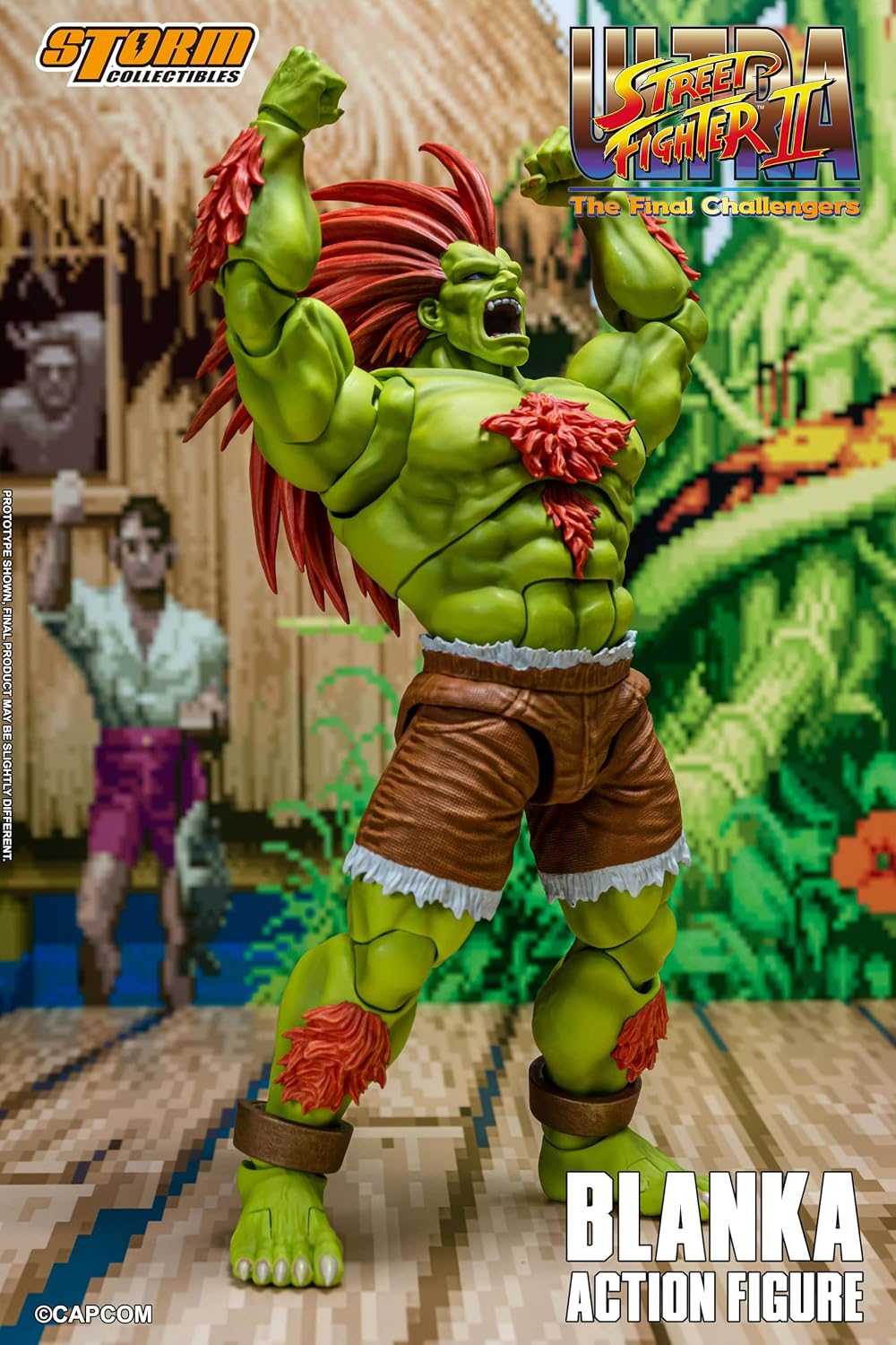 Storm Collectibles Ultra Street Fighter II – Blanka Action Figure - Flex Gamingproduct_type