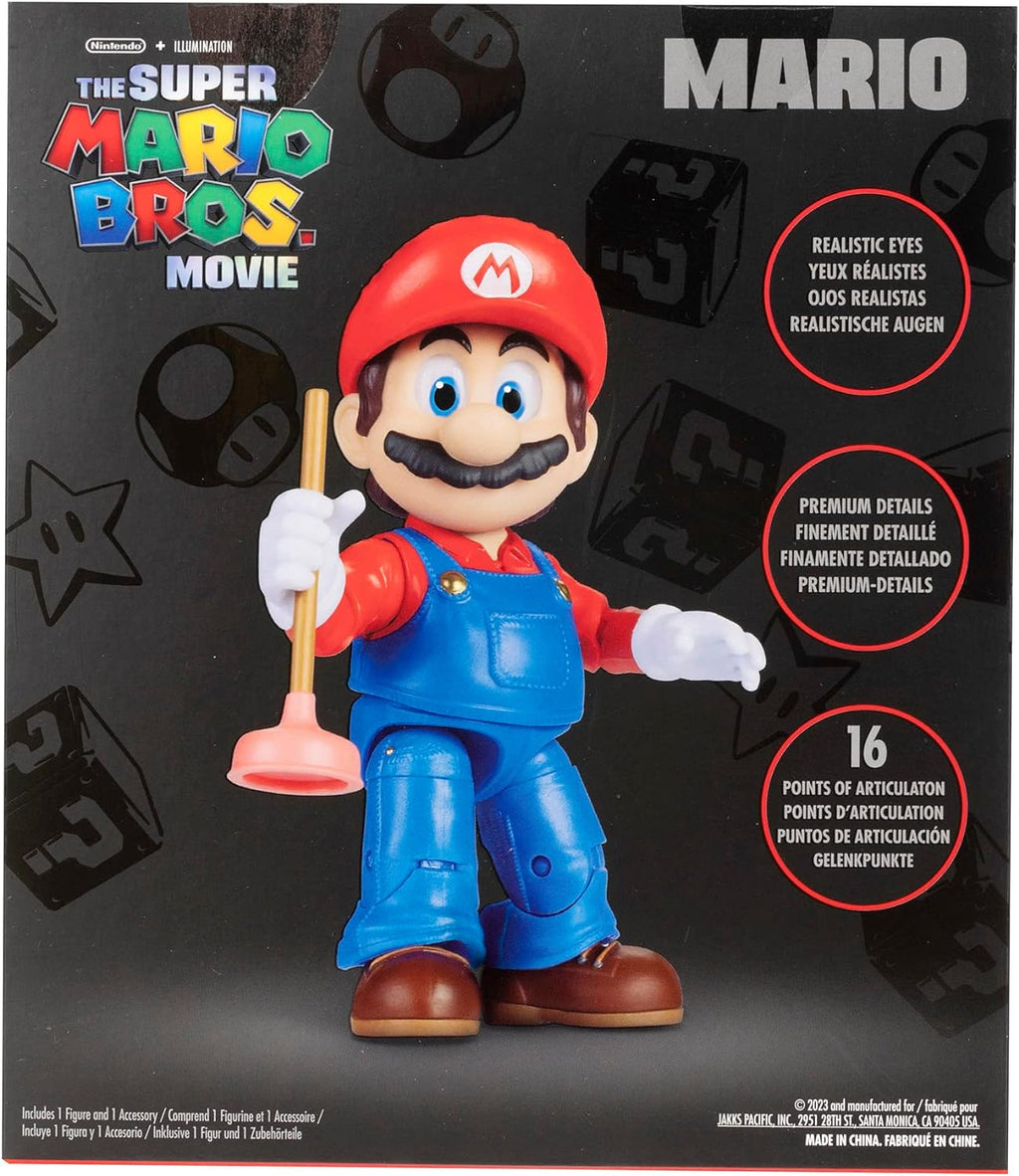 Super Mario Bros. Movie Mario Action Figure – 5 Inch - Flex Gamingproduct_type