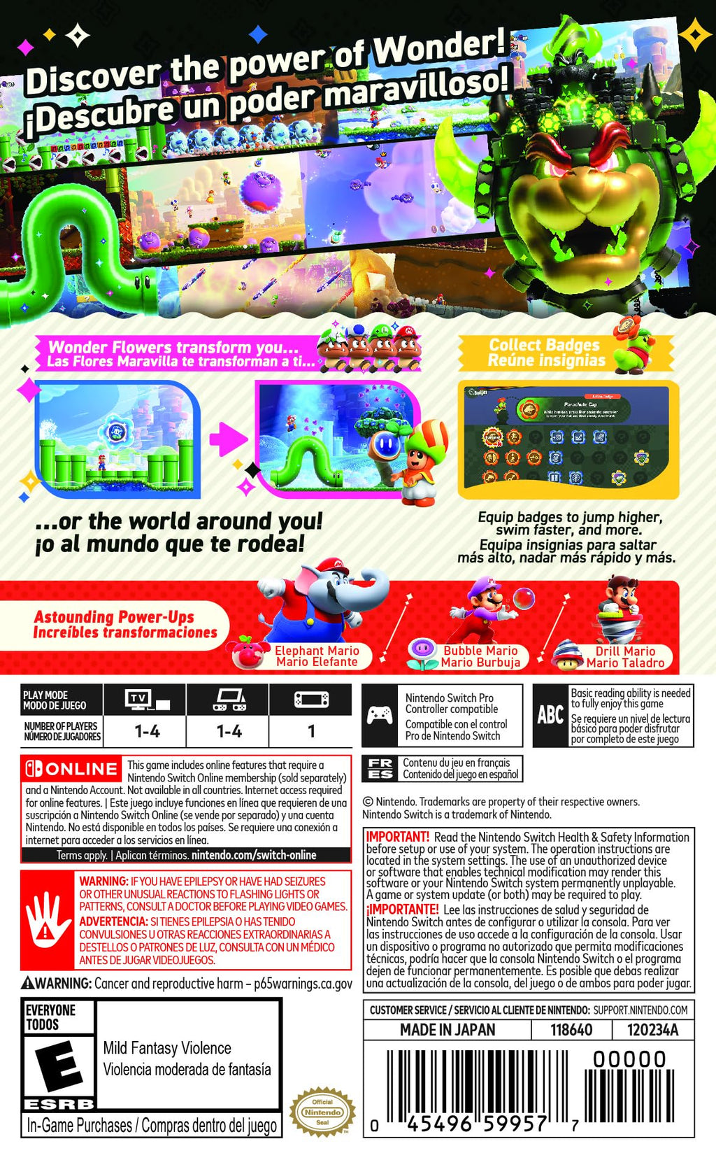 Super Mario Bros. Wonder – Switch & Switch 2 – 3 Editions - Flex Gamingproduct_type