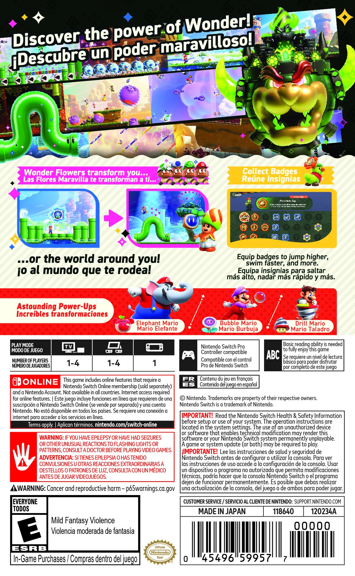 Super Mario Bros. Wonder – Switch & Switch 2 – 3 Editions - Flex Gamingproduct_type
