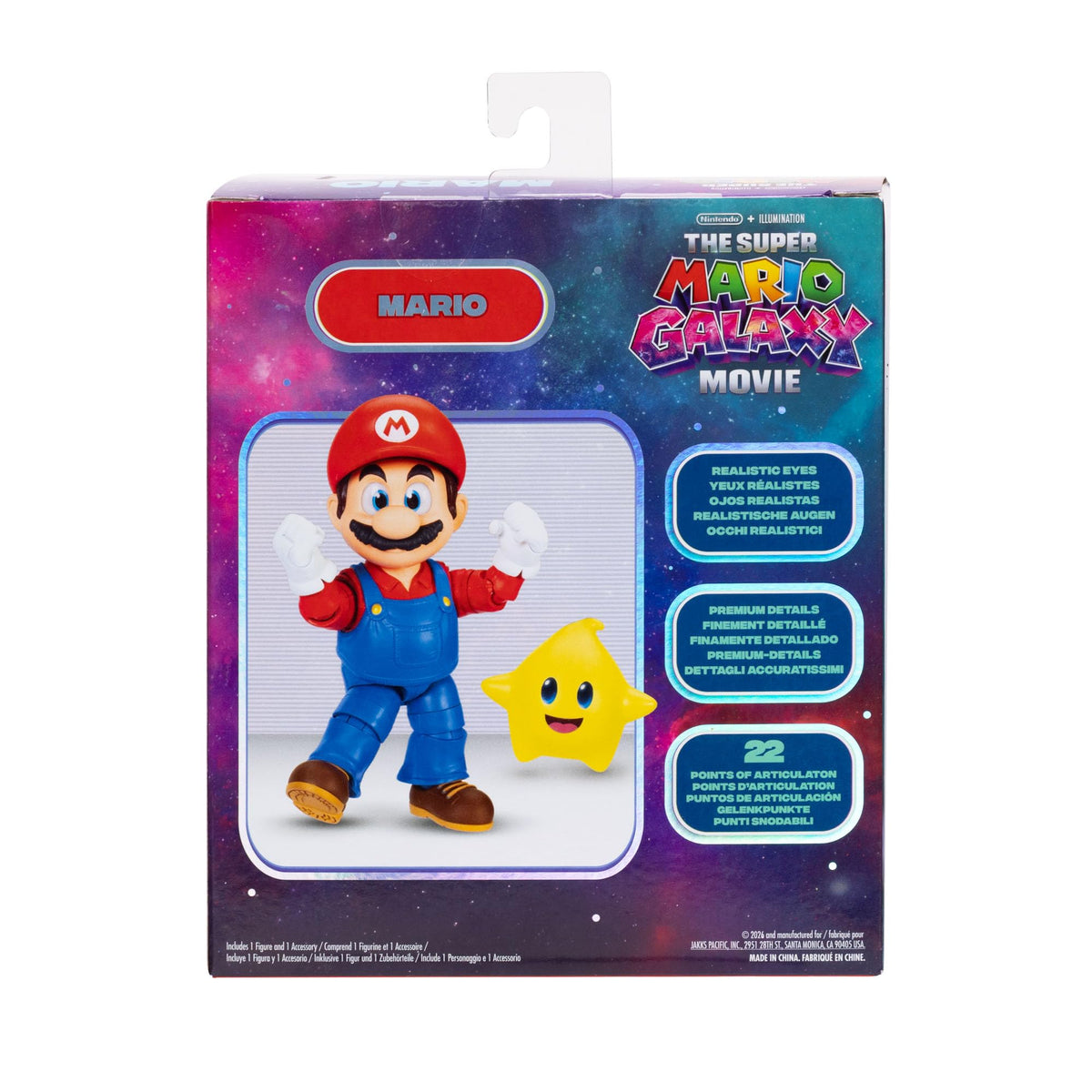 Super Mario Galaxy Movie 5" Action Figures – 4 Styles - Flex Gamingproduct_type