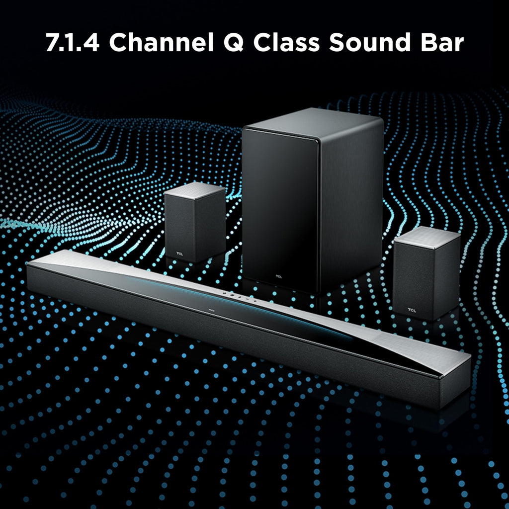 TCL Q-Series 5.1 Surround Sound Bar with Wireless Subwoofer – Q65H, Q75H & Q85H - Flex Gamingproduct_type