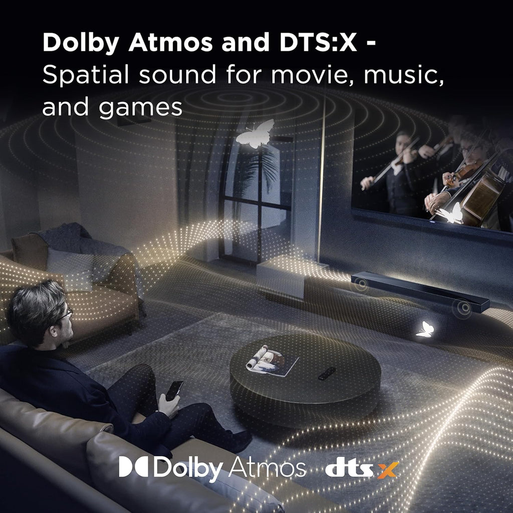 TCL Q-Series 5.1 Surround Sound Bar with Wireless Subwoofer – Q65H, Q75H & Q85H - Flex Gamingproduct_type