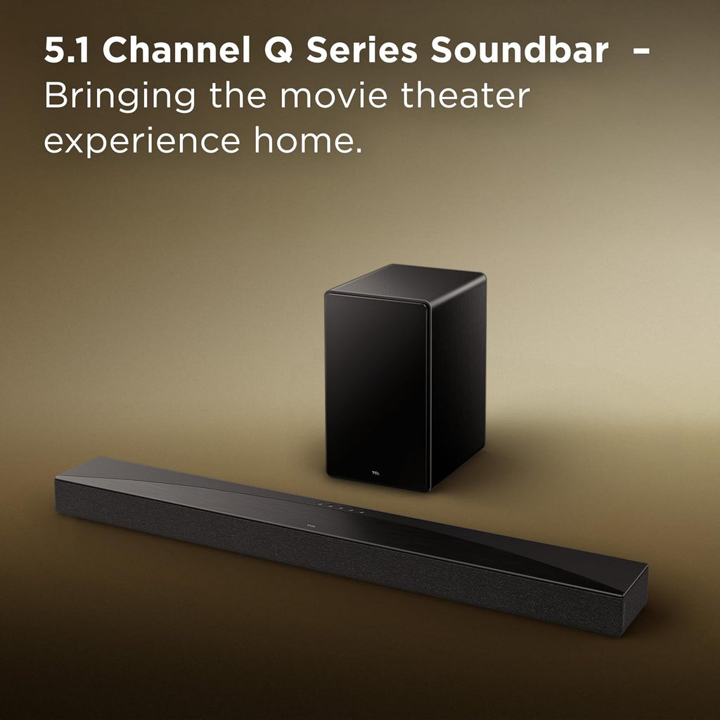 TCL Q-Series 5.1 Surround Sound Bar with Wireless Subwoofer – Q65H, Q75H & Q85H - Flex Gamingproduct_type