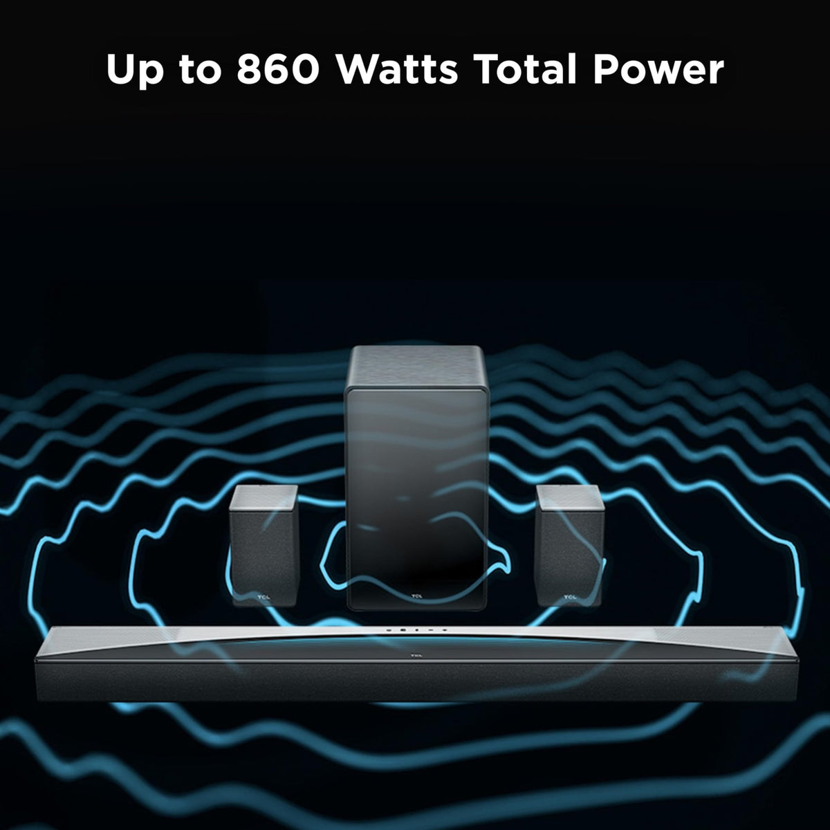 TCL Q-Series 5.1 Surround Sound Bar with Wireless Subwoofer – Q65H, Q75H & Q85H - Flex Gamingproduct_type