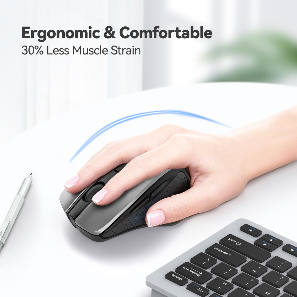 TECKNET Wireless Mouse 2.4G Ergonomic – 14 Colors - Flex Gamingproduct_type