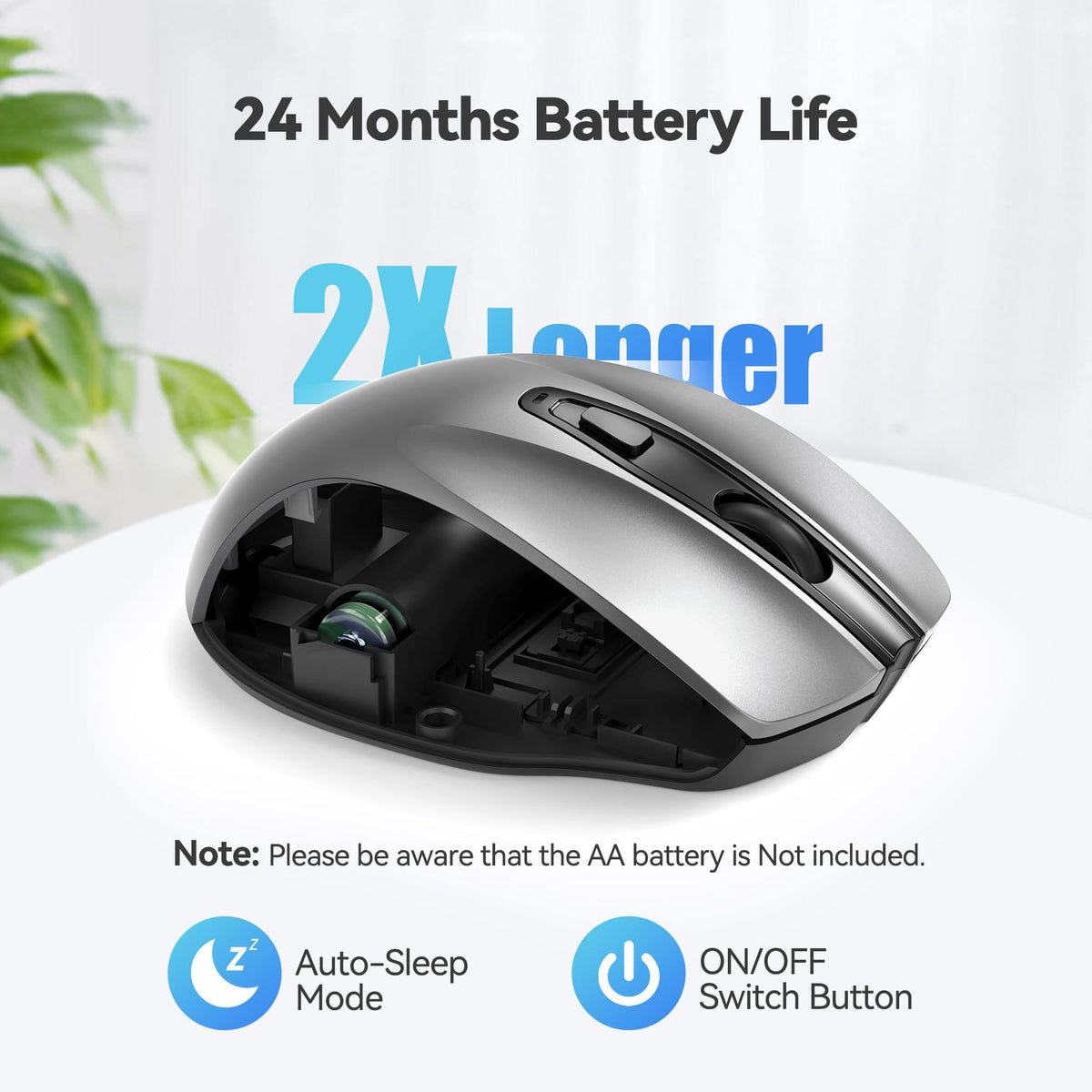 TECKNET Wireless Mouse 2.4G Ergonomic – 14 Colors - Flex Gamingproduct_type