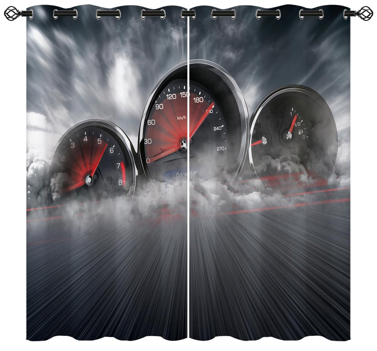 terxgrl Race Car Blackout Curtains – 8 Designs & 6 Sizes - Flex Gamingproduct_type