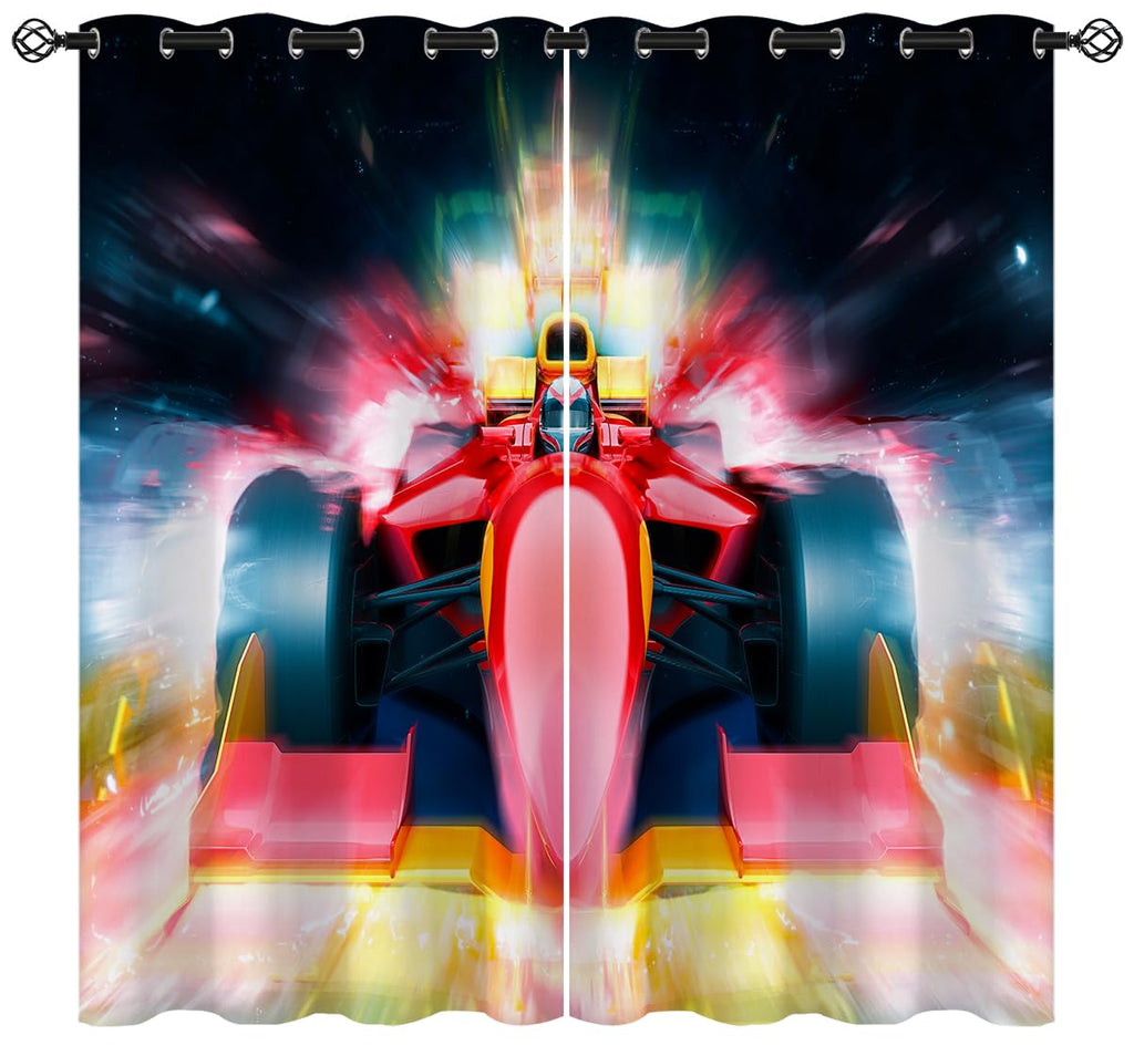 terxgrl Race Car Blackout Curtains – 8 Designs & 6 Sizes - Flex Gamingproduct_type