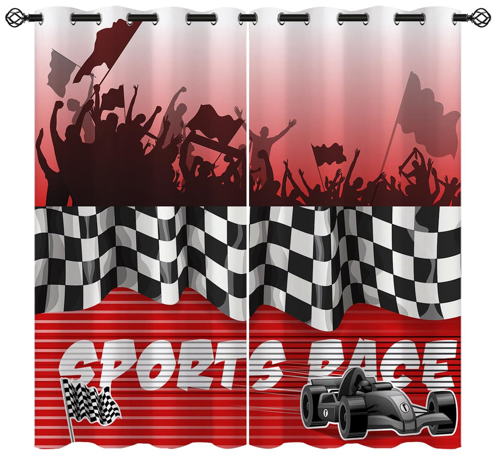 terxgrl Race Car Blackout Curtains – 8 Designs & 6 Sizes - Flex Gamingproduct_type