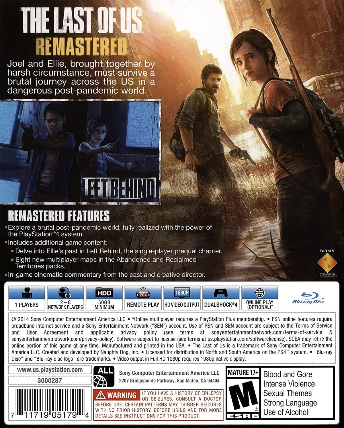 The Last of Us Remastered – PS4 (Renewed) - Flex Gamingproduct_type