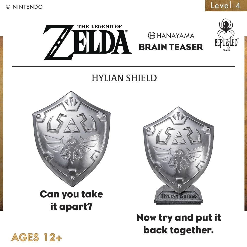 The Legend of Zelda Hanayama Metal Brain Teaser – 5 Designs - Flex Gamingproduct_type