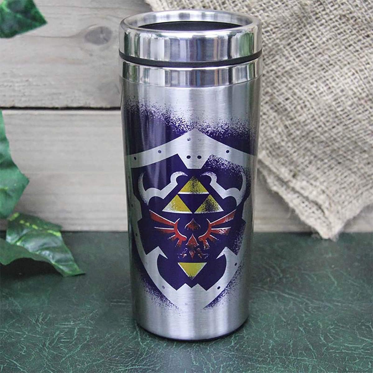 The Legend of Zelda Hylian Shield Travel Mug - Flex Gamingproduct_type