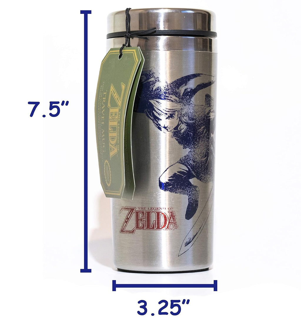 The Legend of Zelda Hylian Shield Travel Mug - Flex Gamingproduct_type
