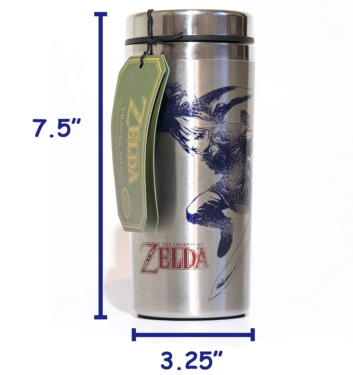 The Legend of Zelda Hylian Shield Travel Mug - Flex Gamingproduct_type