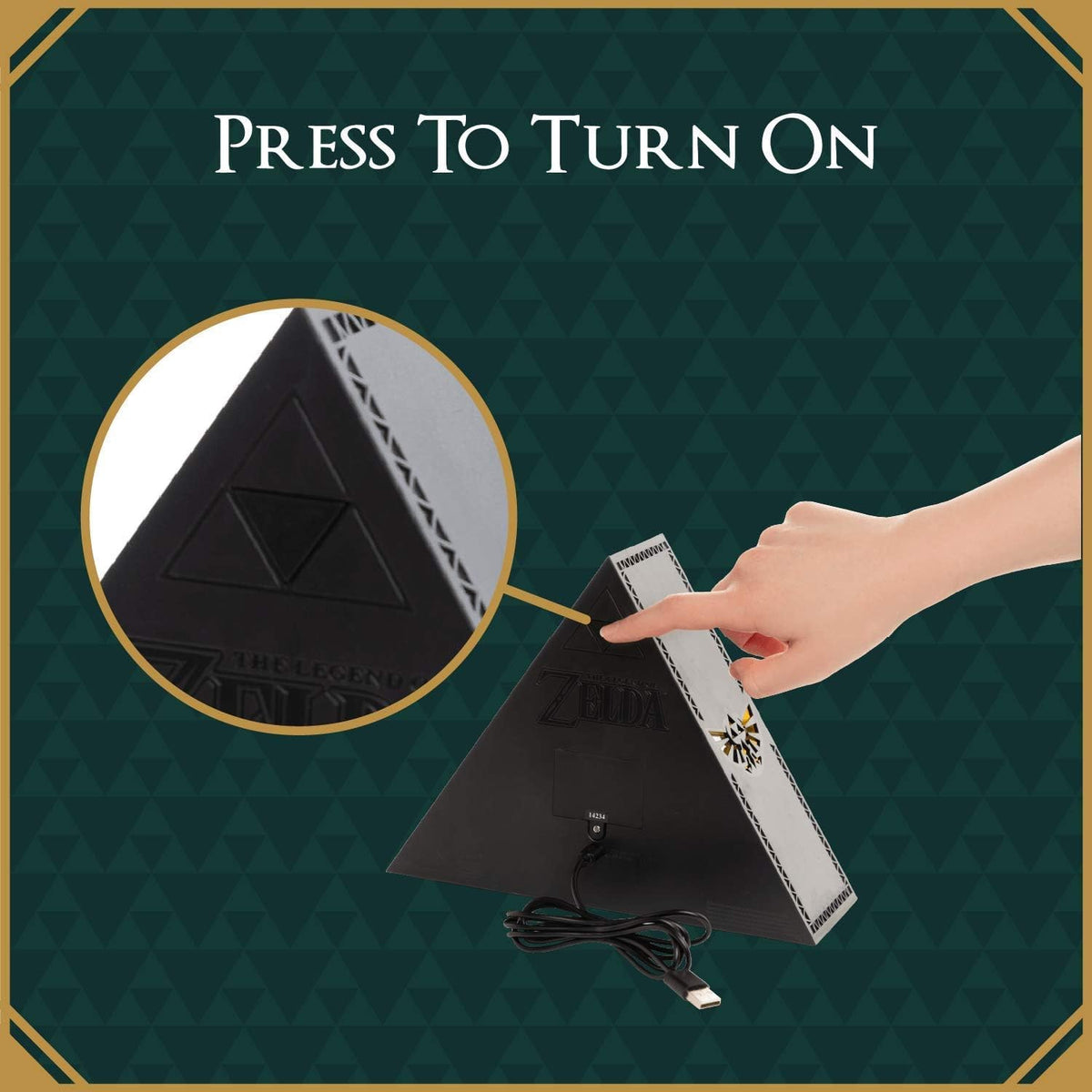 The Legend of Zelda Triforce Projection Night Light - Flex Gamingproduct_type