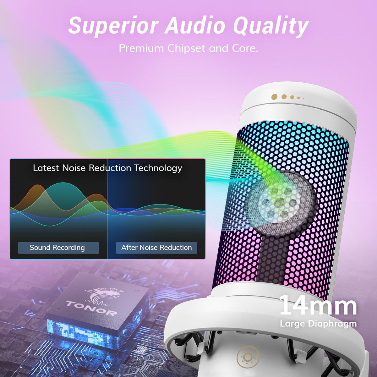 TONOR TC310+ RGB Gaming Microphone Set – 3 Styles & 3 Colors - Flex Gamingproduct_type