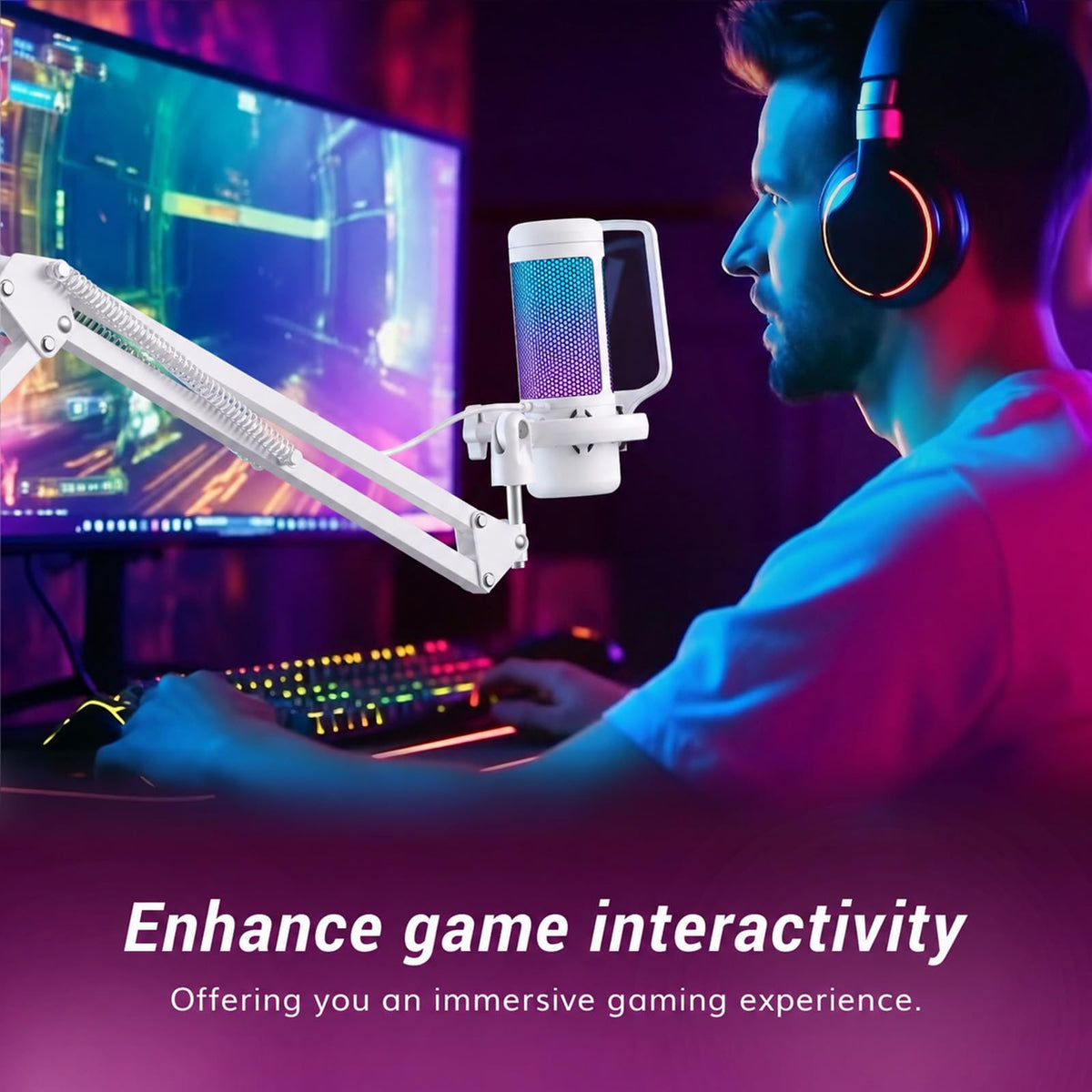 TONOR TC310+ RGB Gaming Microphone Set – 3 Styles & 3 Colors - Flex Gamingproduct_type