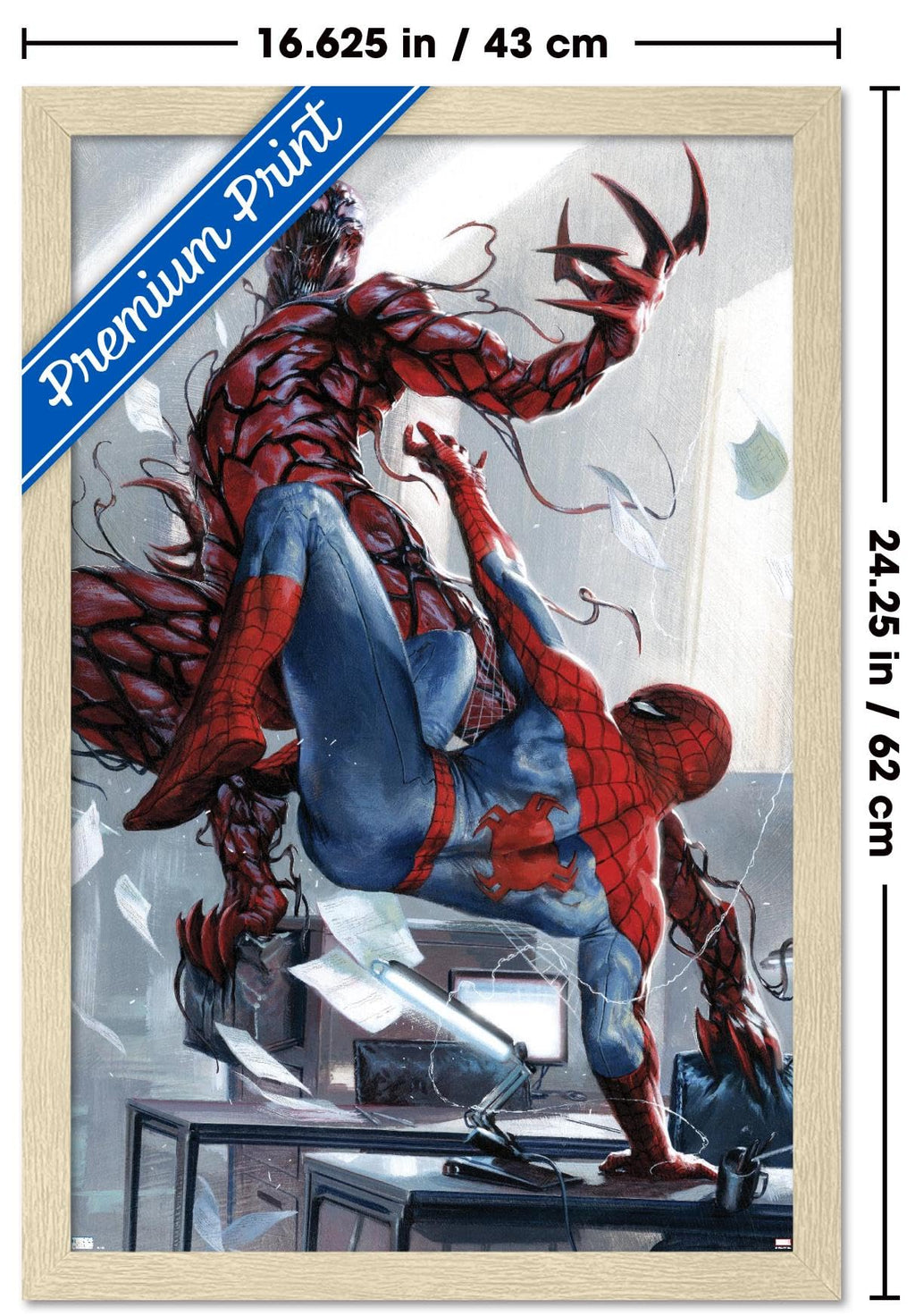 Trends International Carnage vs Spider-Man Wall Poster - Flex Gamingproduct_type