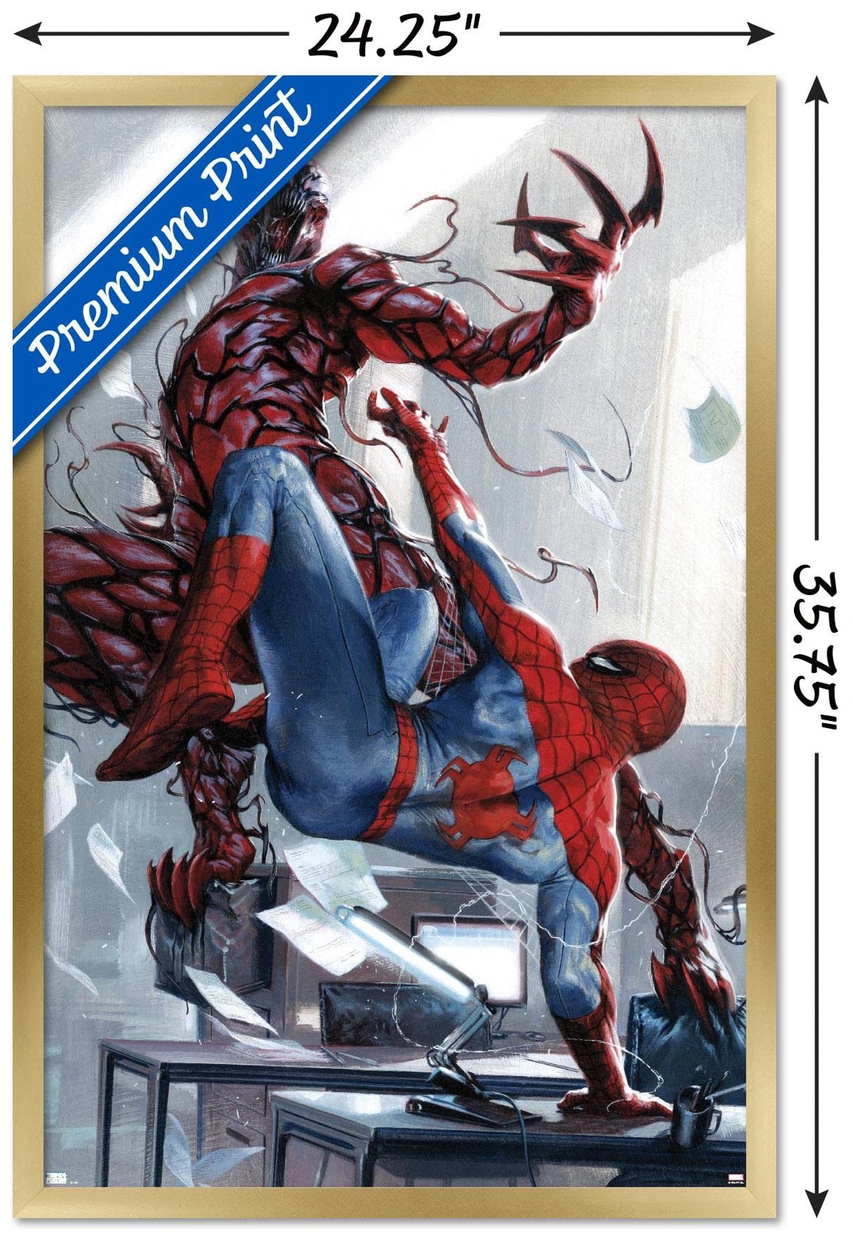 Trends International Carnage vs Spider-Man Wall Poster - Flex Gamingproduct_type