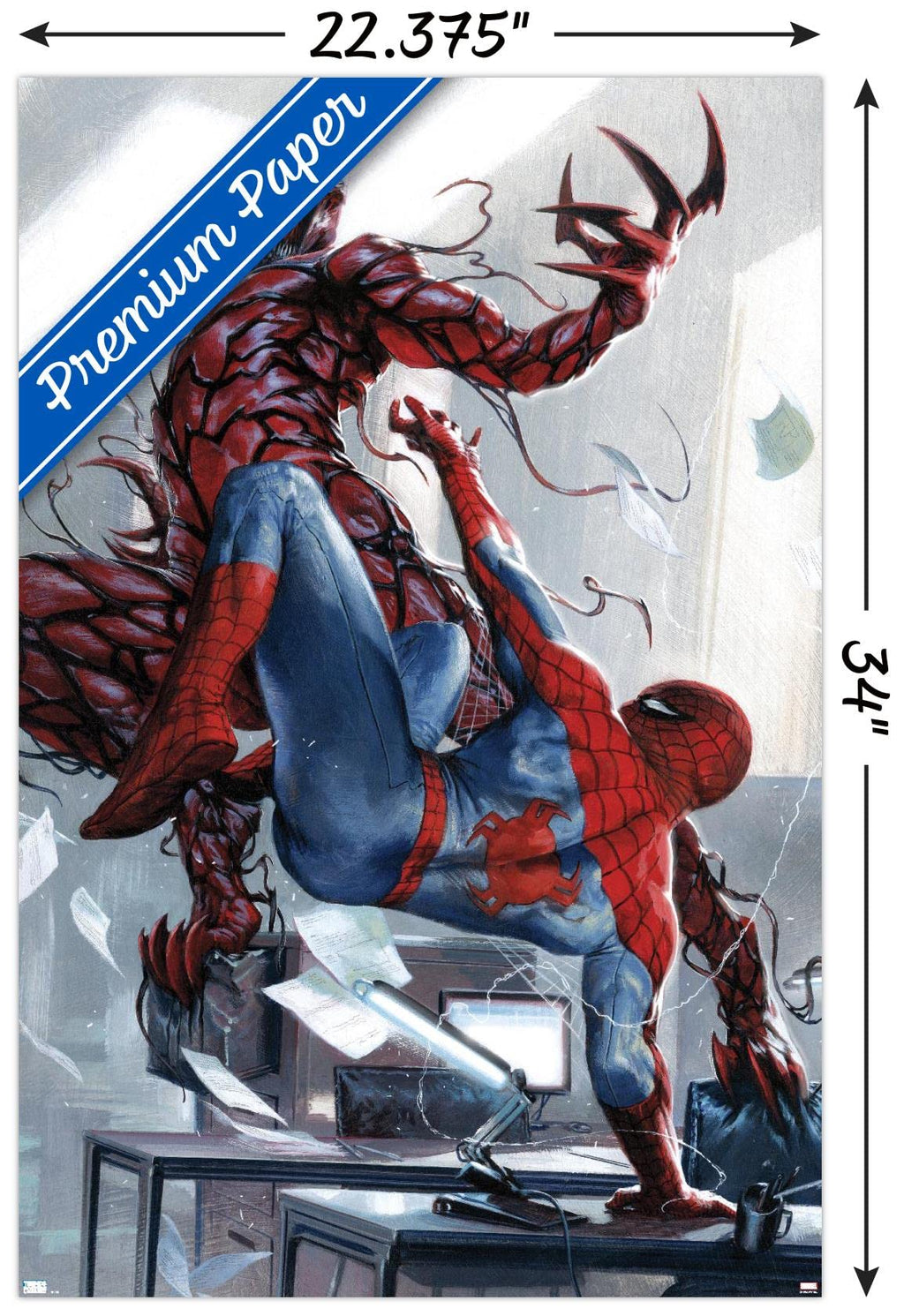 Trends International Carnage vs Spider-Man Wall Poster - Flex Gamingproduct_type
