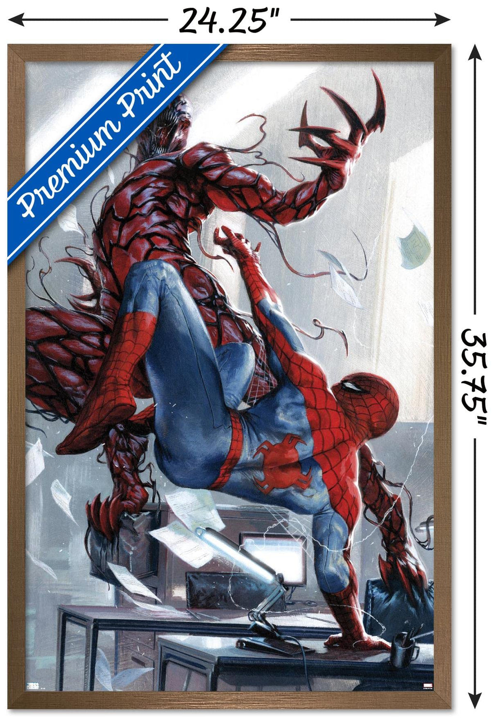 Trends International Carnage vs Spider-Man Wall Poster - Flex Gamingproduct_type