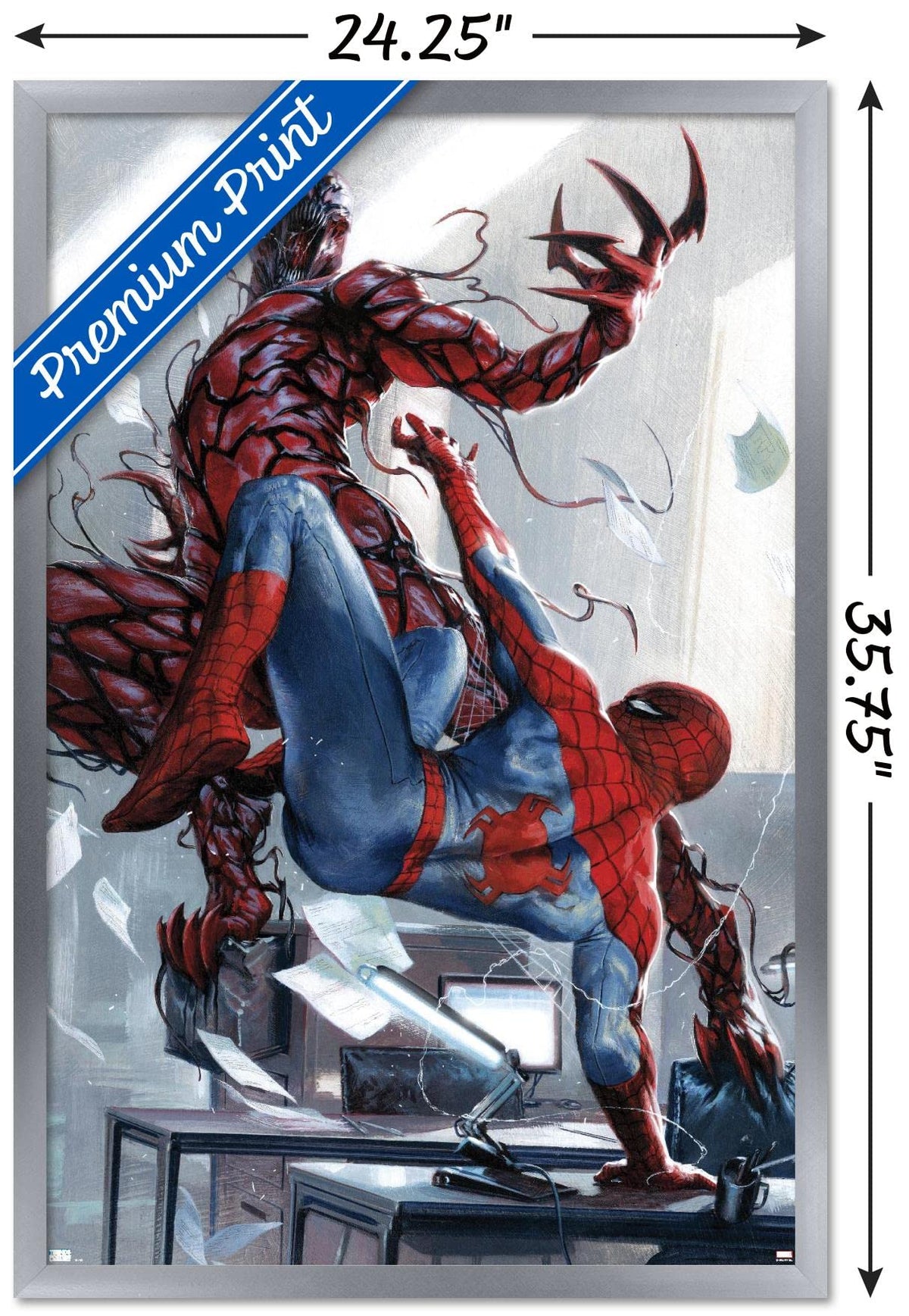 Trends International Carnage vs Spider-Man Wall Poster - Flex Gamingproduct_type