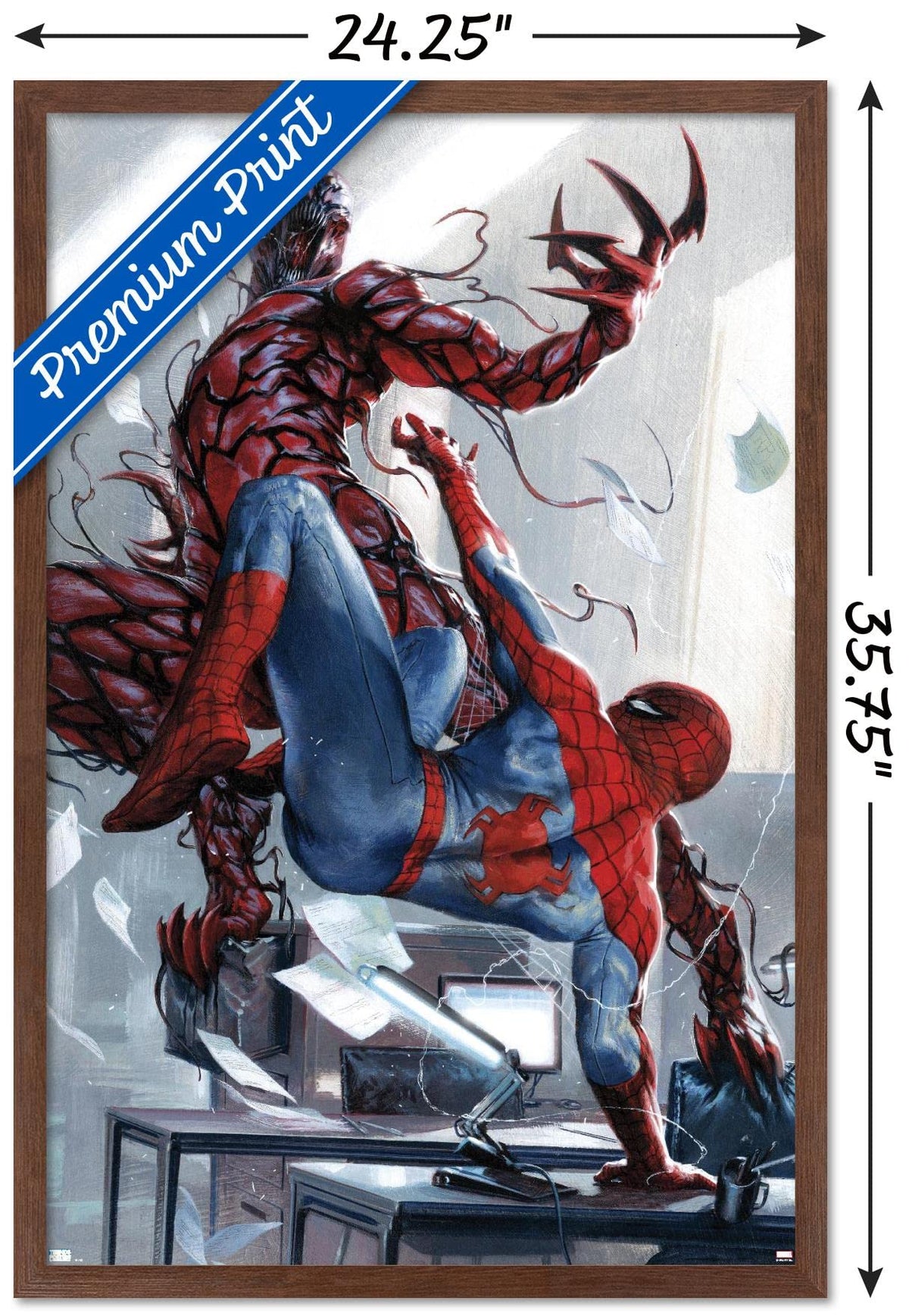 Trends International Carnage vs Spider-Man Wall Poster - Flex Gamingproduct_type