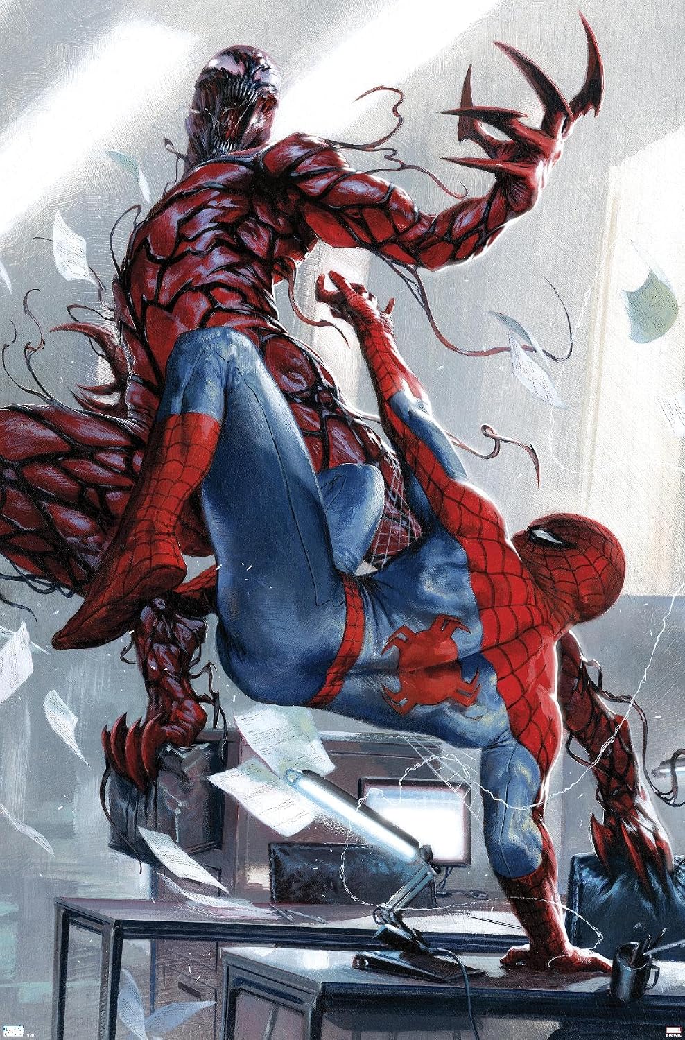 Trends International Carnage vs Spider-Man Wall Poster - Flex Gamingproduct_type