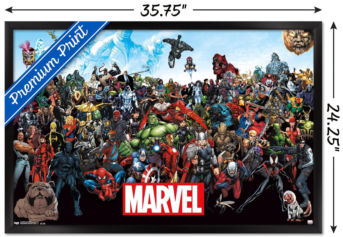 Trends International Marvel Comics The Lineup Wall Poster - Flex Gamingproduct_type
