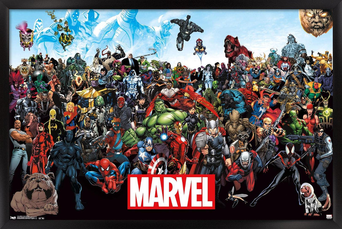 Trends International Marvel Comics The Lineup Wall Poster - Flex Gamingproduct_type