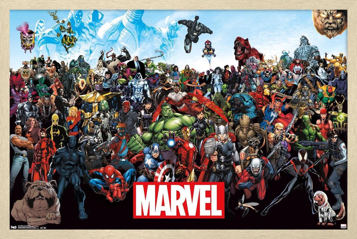 Trends International Marvel Comics The Lineup Wall Poster - Flex Gamingproduct_type
