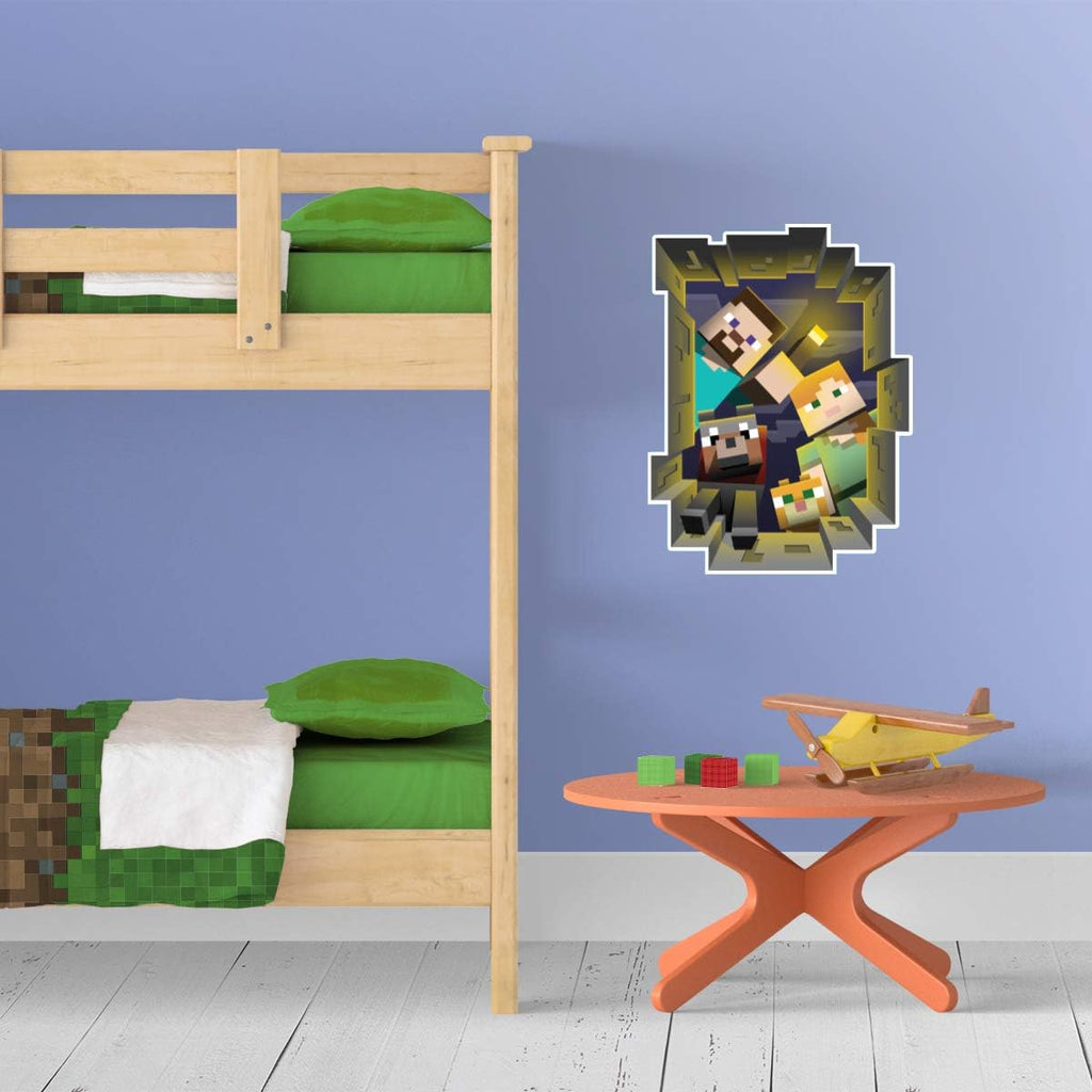 Trends International Minecraft Caved In Wall Decal - Flex Gamingproduct_type
