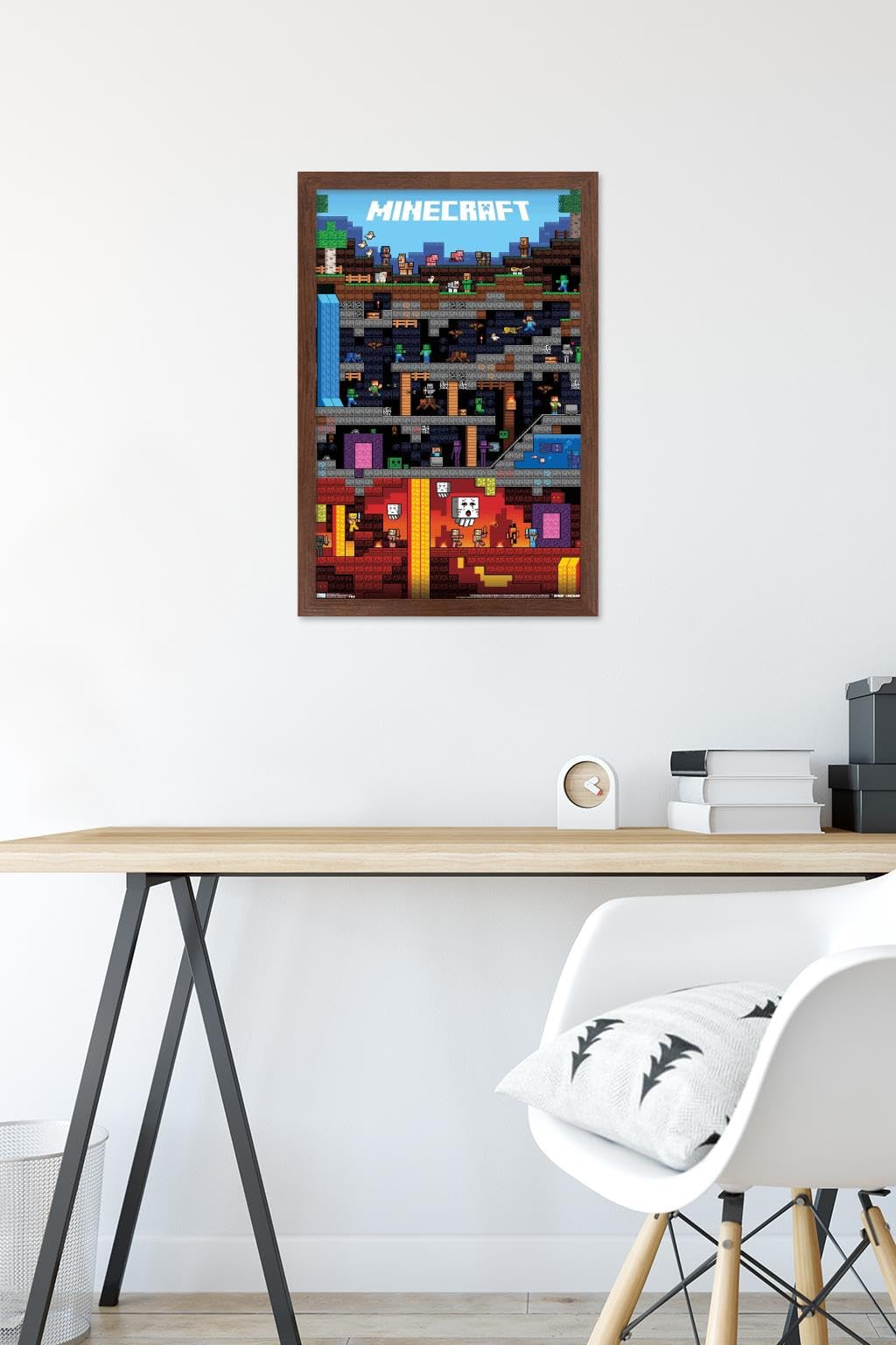 Trends International Minecraft Worldly Wall Poster – 4 Sizes & 11 Finishes - Flex Gamingproduct_type