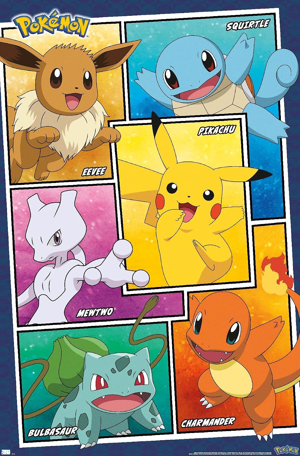 Trends International Pokémon Group Collage Wall Poster - Flex Gamingproduct_type