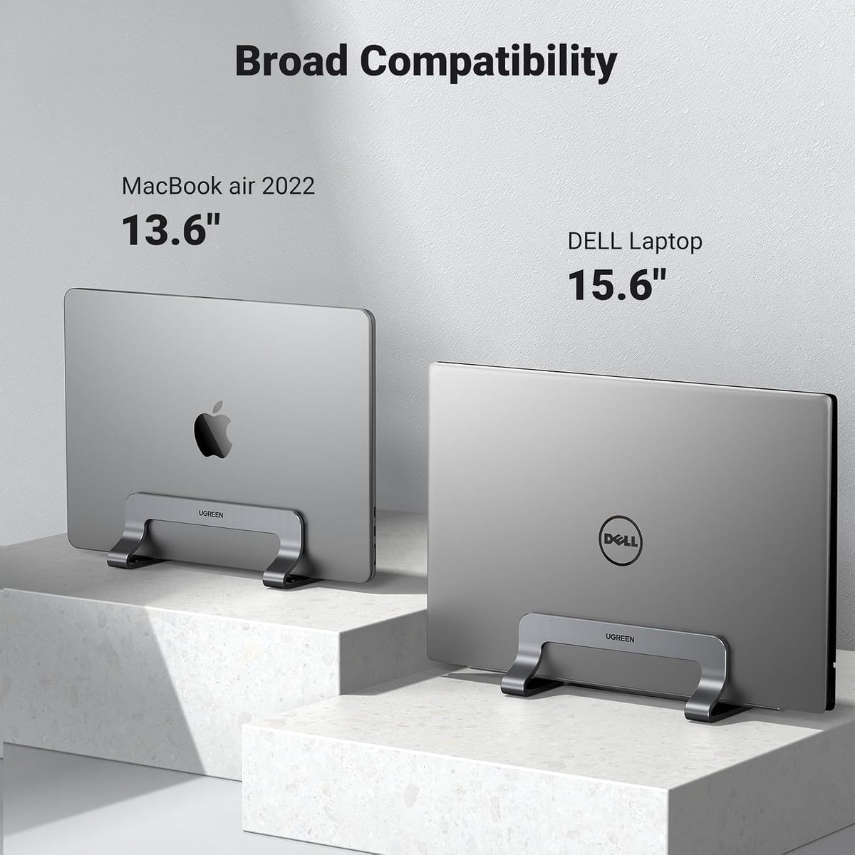 UGREEN Vertical Laptop Stand – Aluminum, 3 Colors - Flex Gamingproduct_type