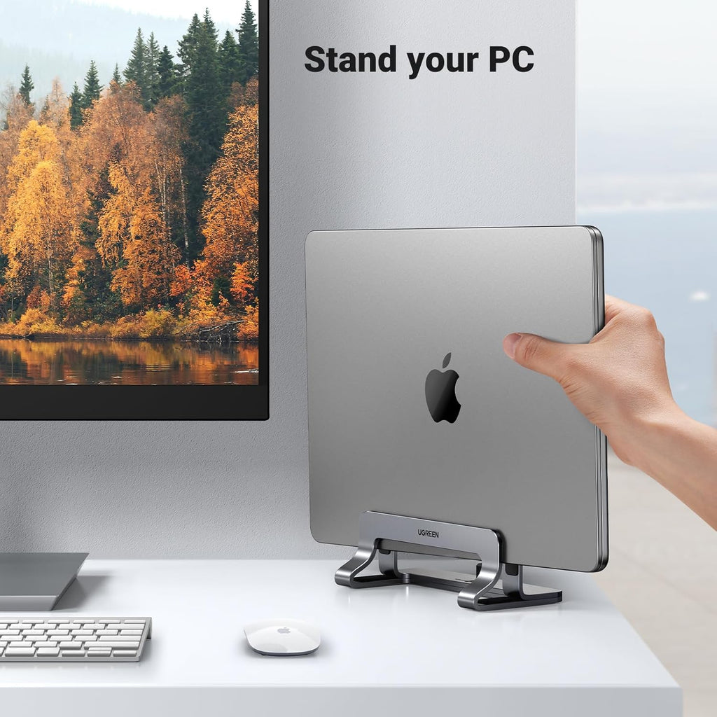 UGREEN Vertical Laptop Stand – Aluminum, 3 Colors - Flex Gamingproduct_type