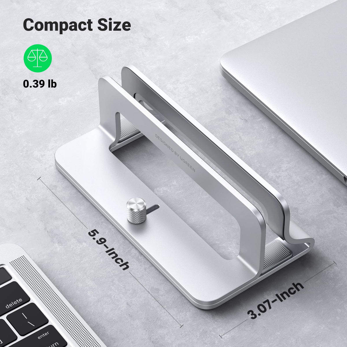 UGREEN Vertical Laptop Stand – Aluminum, 3 Colors - Flex Gamingproduct_type