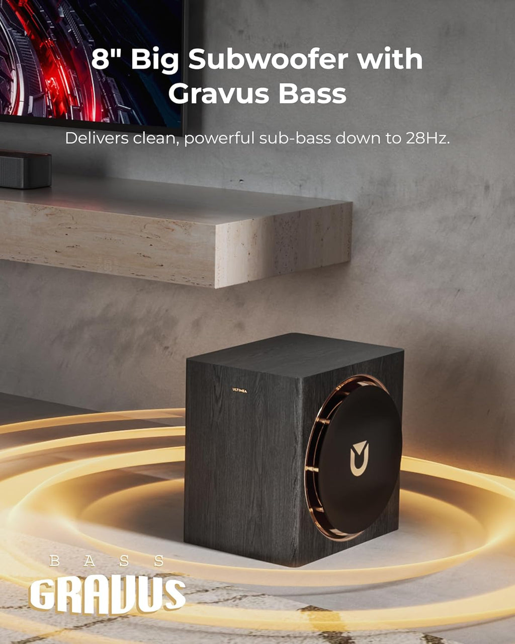 Ultimea Skywave Fully Wireless 7.1.4 Dolby Atmos Surround Sound System – F40, X40, X50, X60, X70 & X100 - Flex Gamingproduct_type